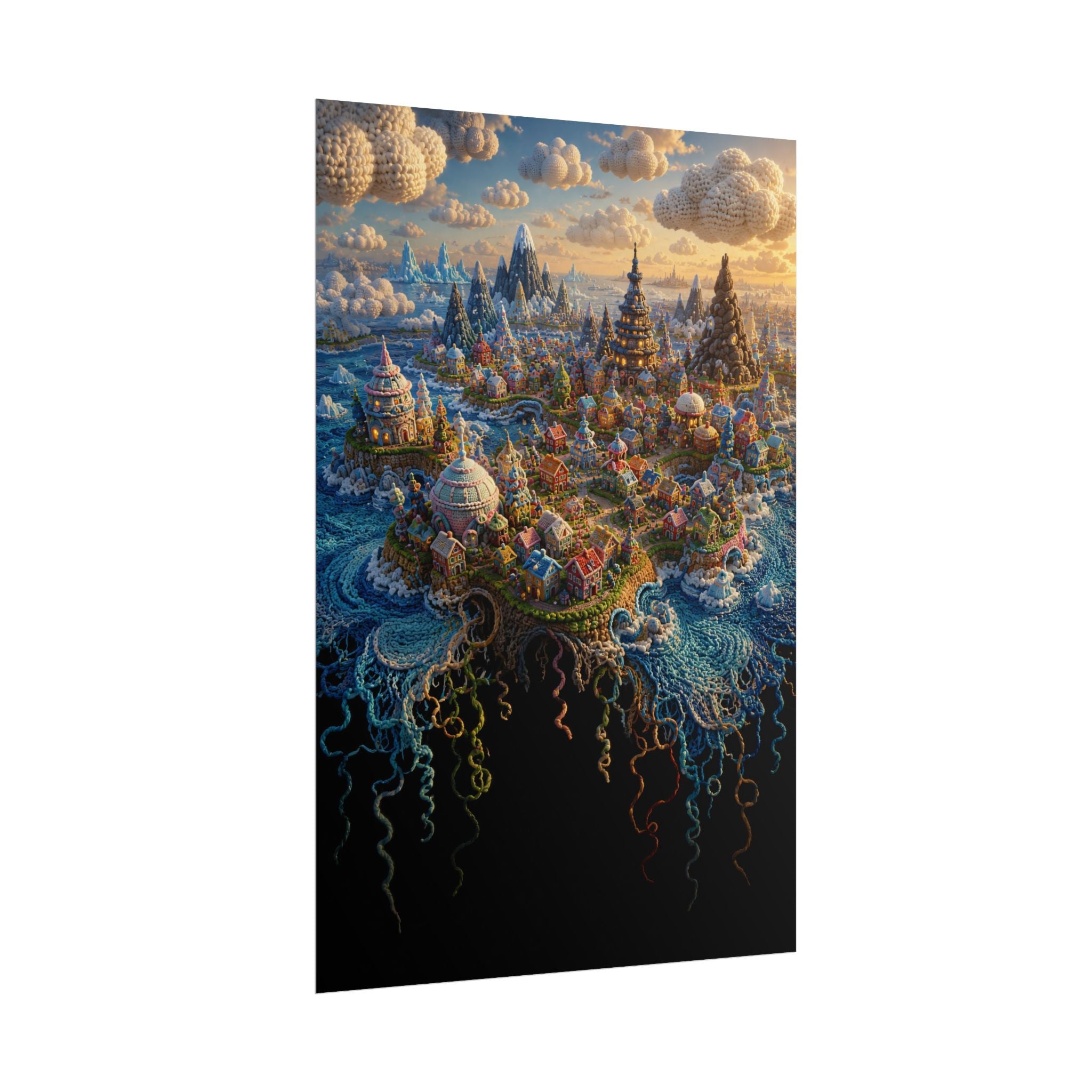 The Island of Nornavefur — Art Poster | Arctic Story House