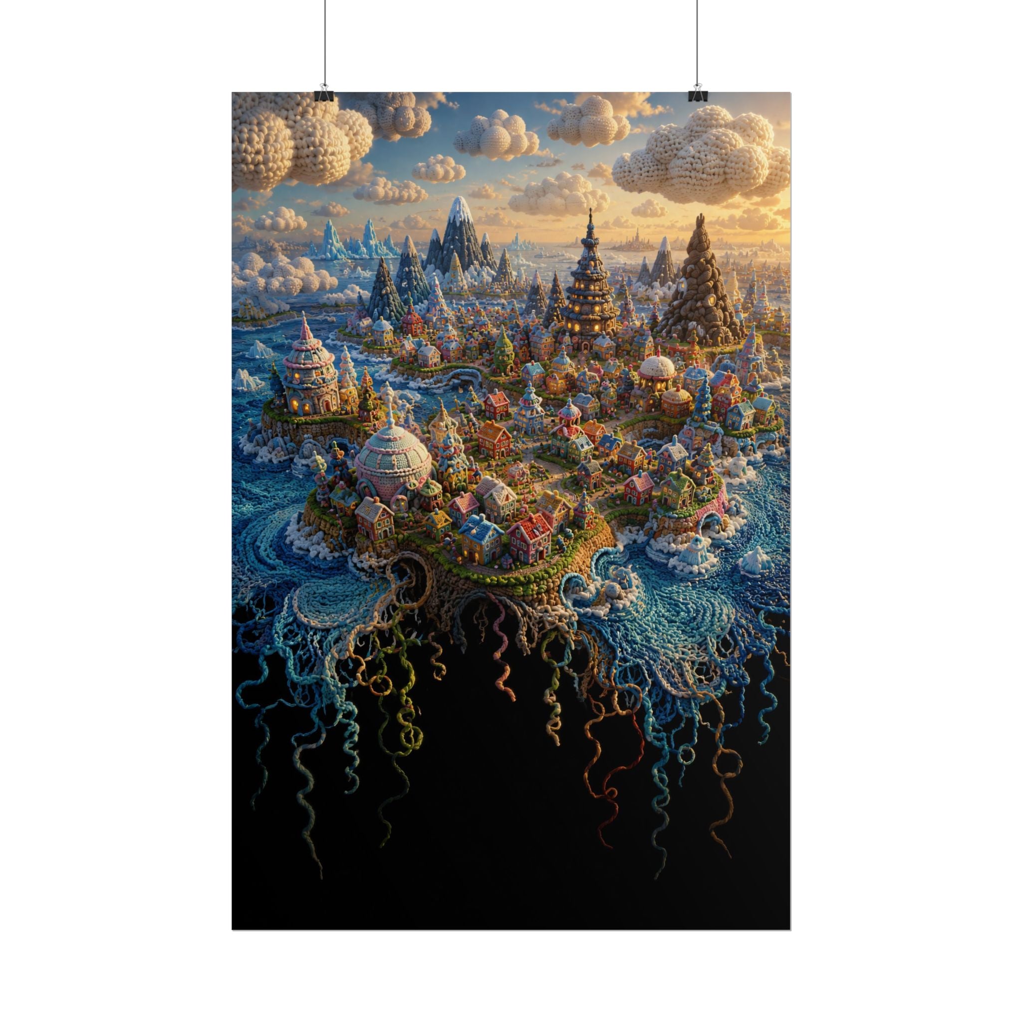 The Island of Nornavefur — Art Poster | Arctic Story House