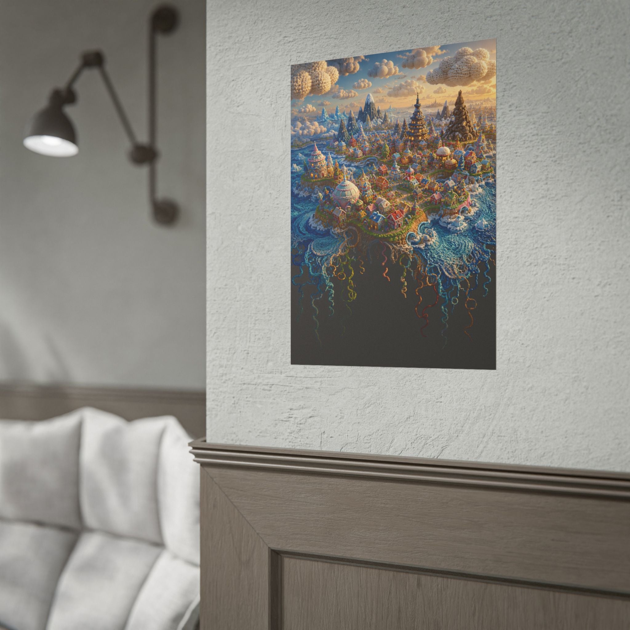The Island of Nornavefur — Art Poster | Arctic Story House