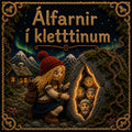 Álfarnir í steininum — illustrated Icelandic folk tale ebook cover, Arctic Story House