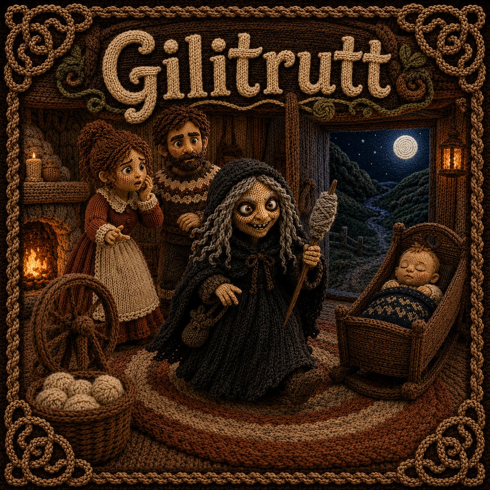 Gilitrutt — illustrated Icelandic folk tale ebook cover, Arctic Story House