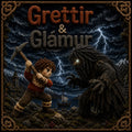 Grettir og Glámur — illustrated Icelandic folk tale ebook cover, Arctic Story House